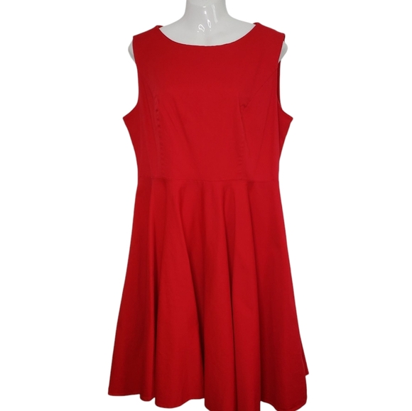 Grace Karin Elegant Red Sleeveless A Line Dress Women's Size 2XL - Picture 1 of 16